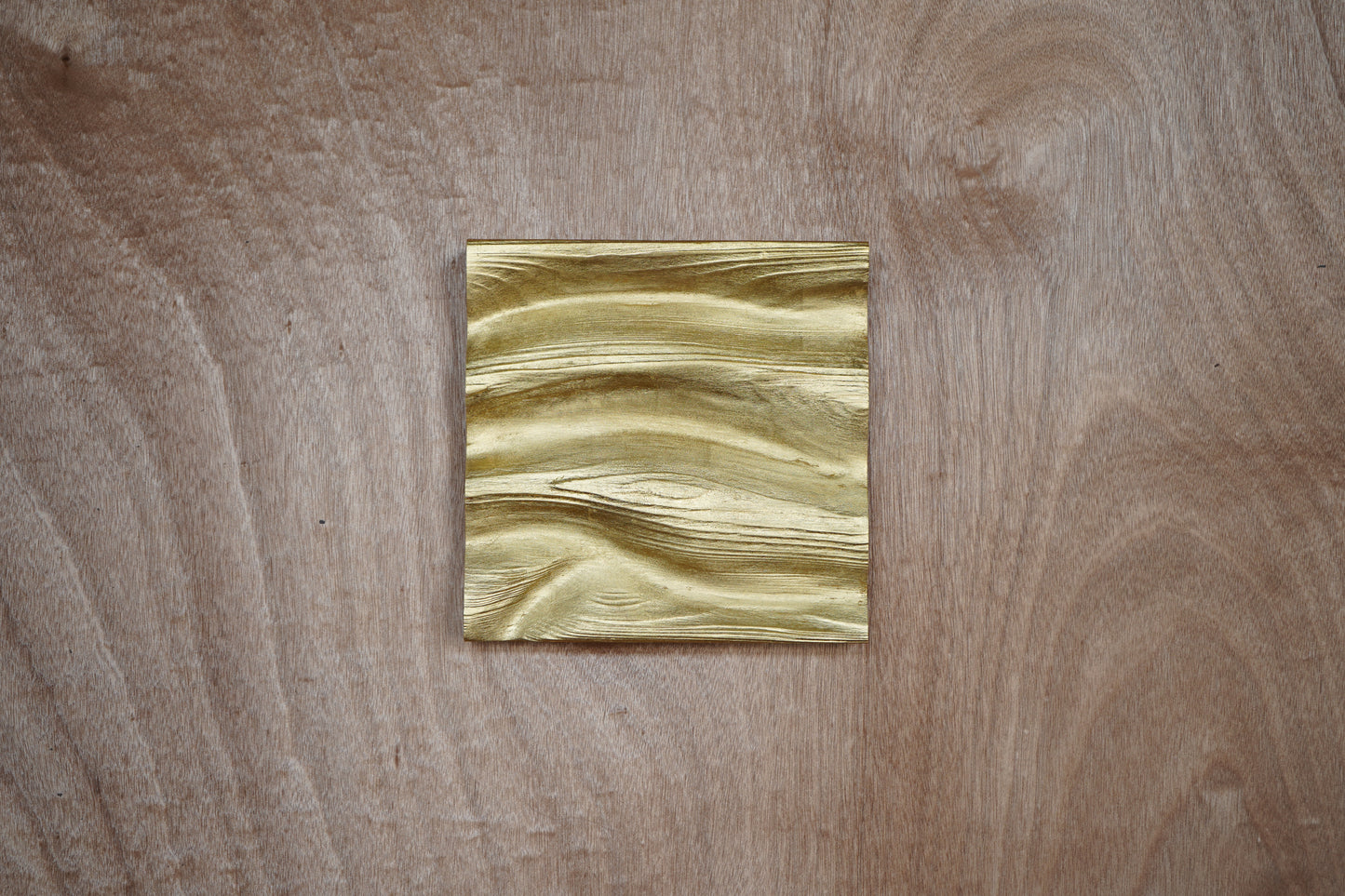 3_Gold Leaf Wall Wave in 23k gold leaf
